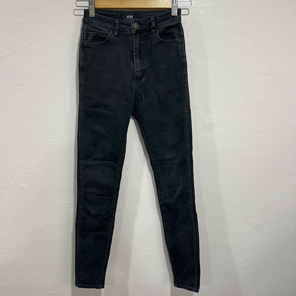 NEUW Marilyn Skinny - Blackest Silk Denim Jeans